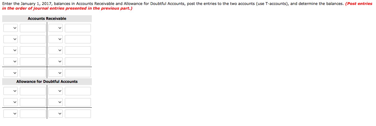 to receivables. $3,690,600 1. Sales on account 2. Sales returns and allowances