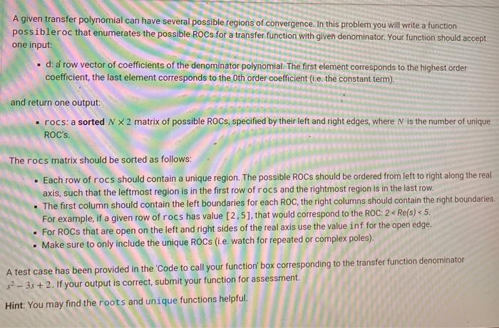  that is the question itself nothing more matlab code language A