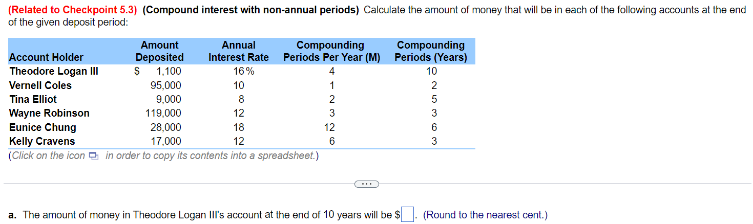 I'm looking for the correct excel formula to solve for each