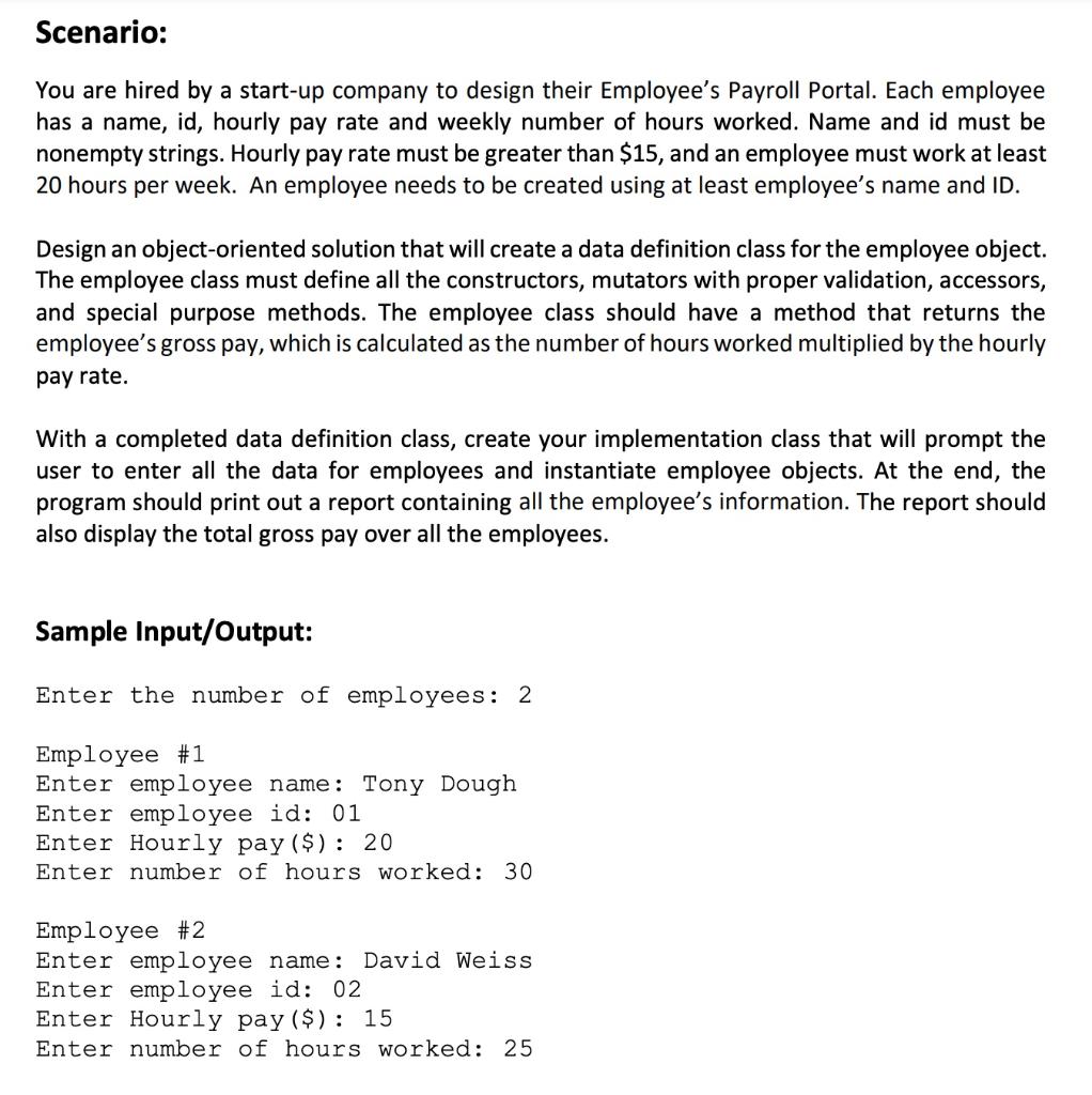 DO NOT COPY OTHER ANSWERS! Please use !!!JAVA!!! and JOptionPane for output!!
