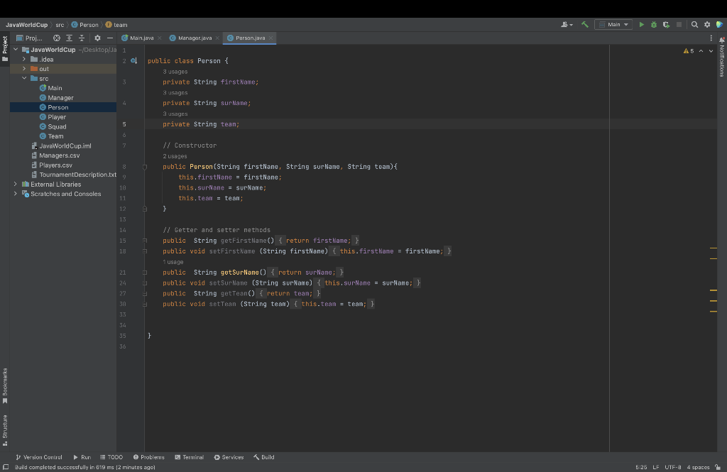 for coding style and organisation. You mustn't use imports other then those