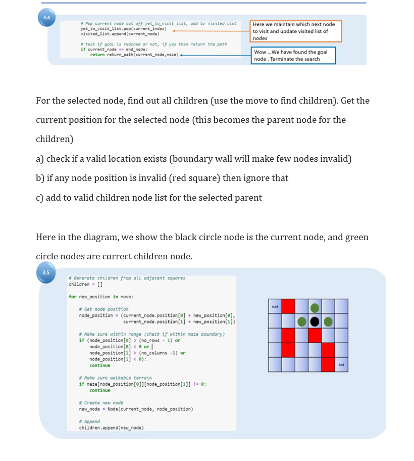 node. The problems description For this problem, there are four moves (left,