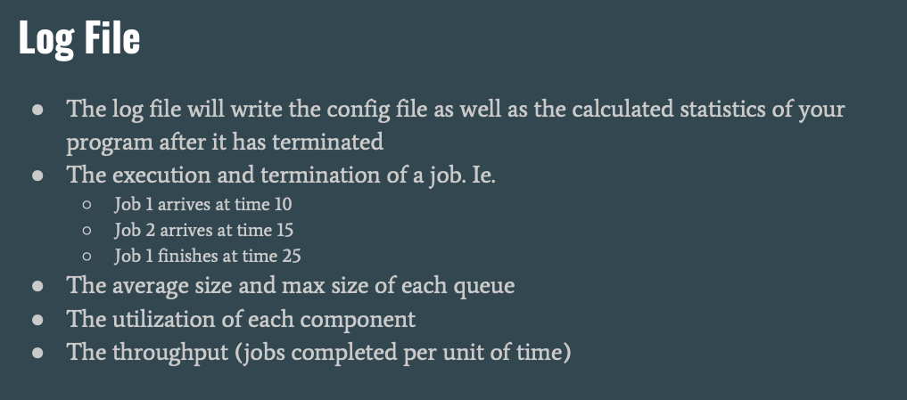 needs to spend some amount of time executing using the CPU. It