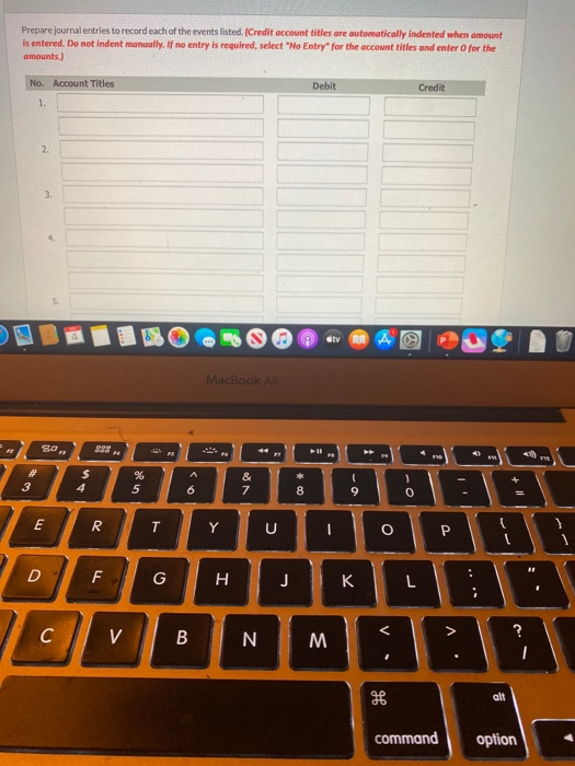 2020. The following transactions took place during the first month. 4. Transactions