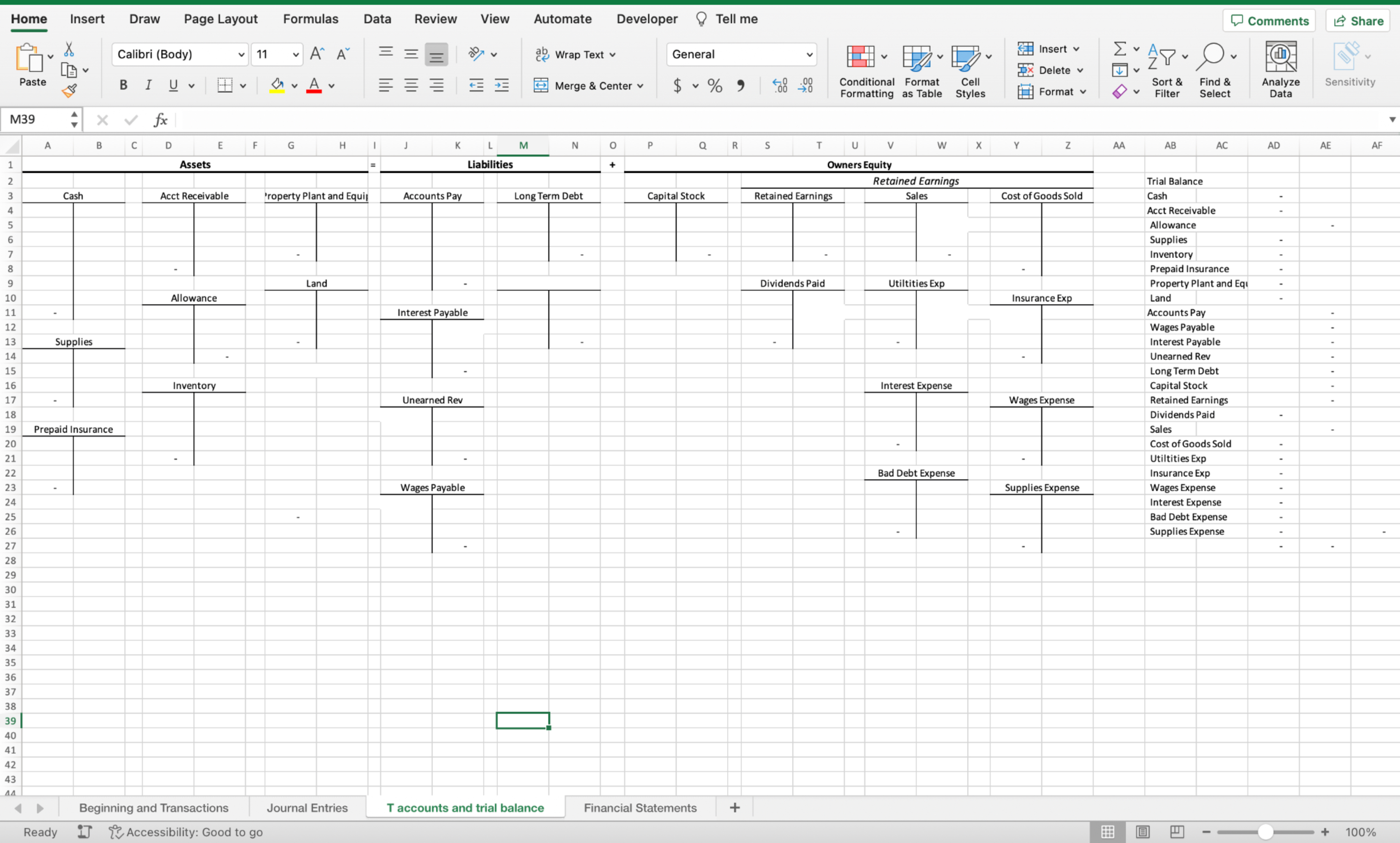  Instructions The following Excel file has multiple worksheets which will be
