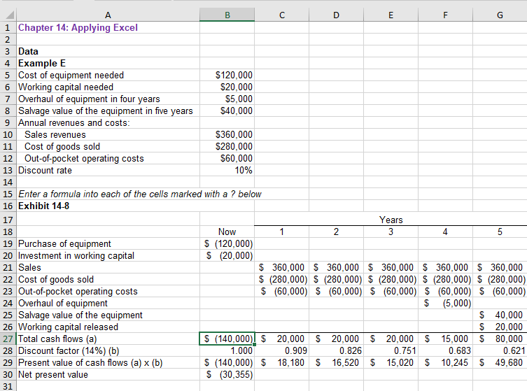 B E G A B D F G 1 Chapter 14: