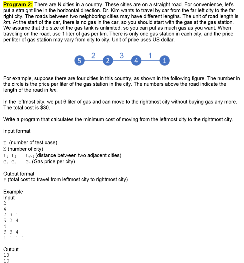 Java code please. ------------------------------------------------------------------- ******Java code, please******* Program 2: There are N