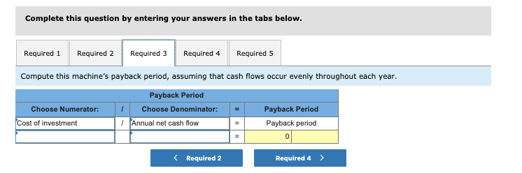 needs to buy a new machine at a $487,000 cost with an