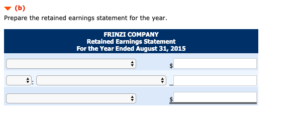 Company is given in below. Cr. FRINZI COMPANY Trial Balance August 31,