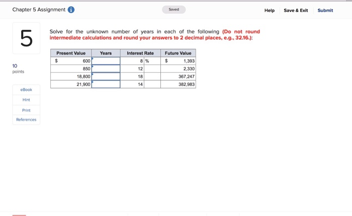relevant discount rate is 6.9 percent, what is the present value of