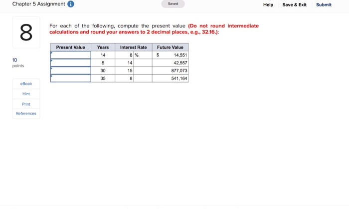 value eBook Hint Print References Suppose the government decides to issue a