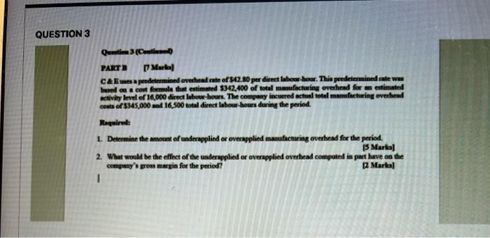 from this section [20 Marks] Question 3 PARTA [13 Marks Lively Inc