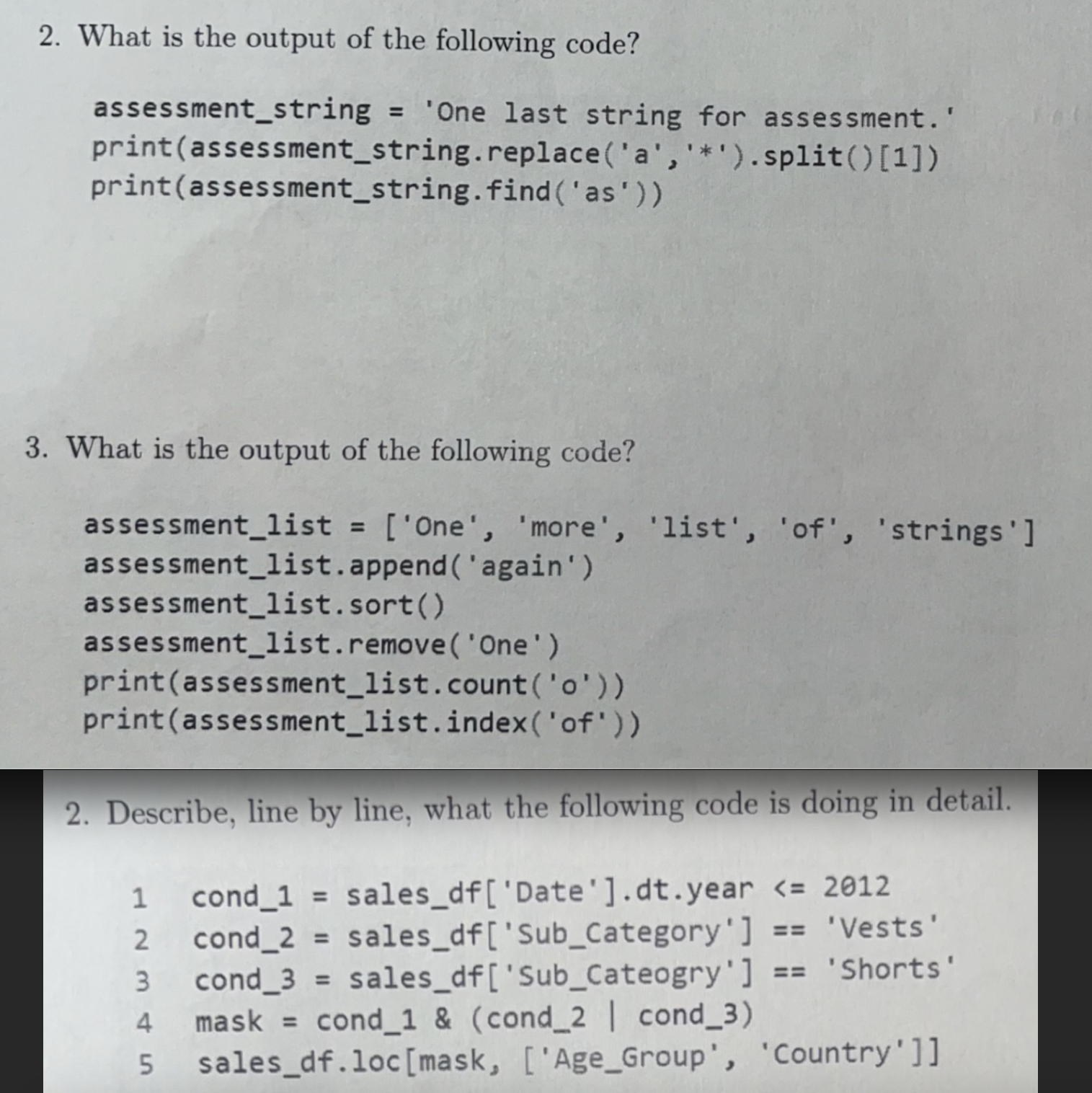  can you solve 2a,3, and 2b thank you. need this for