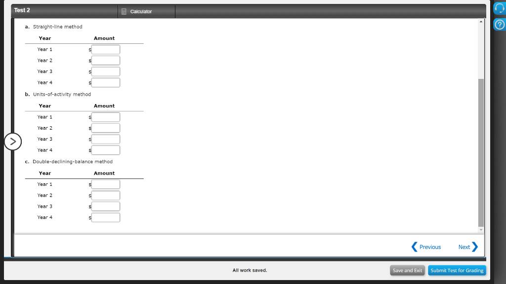 Company purchased equipment on April 1 for $86,670. The equipment was expected