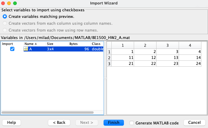 MATLAB 7. (A .m script file is required for this question) a.