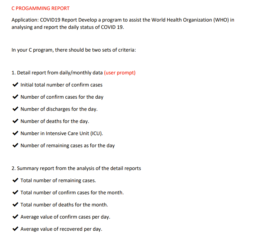 Dear Chegg experts, please help me to answer this C program homework.