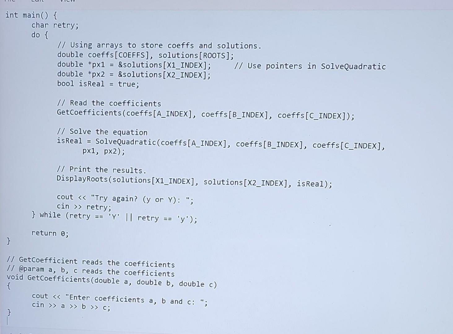 see how all of the local variables in main are set. Let's