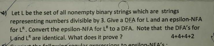 Please explain all the steps Let L be the set of