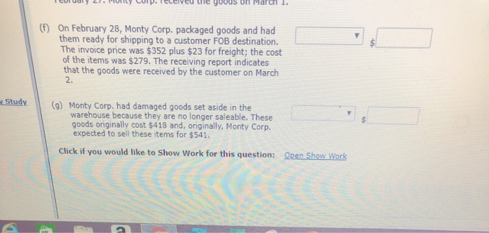 is trying to determine the value of its ending inventory as of