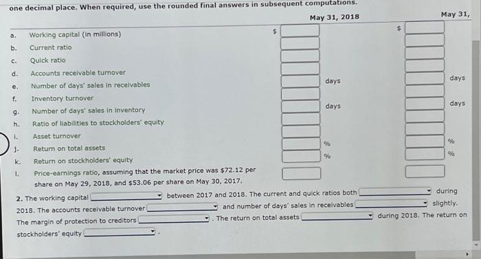 amount in part (a) to the nearest dollar. Round all other final