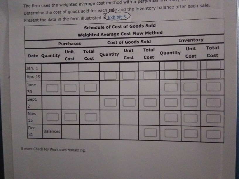 units of a particular item were available for sale during the calendar