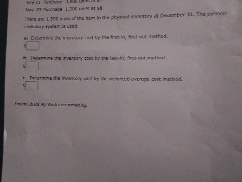 units June 30 Purchase 4,500 units at $44 Sept. 2 Sale 5,000