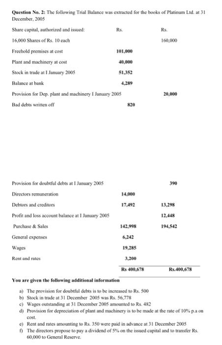  solve Q:1 please the the we have one houre Question No.