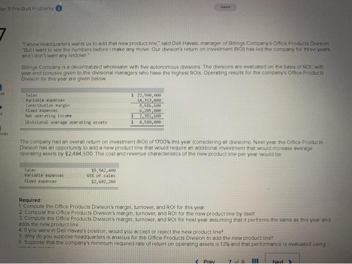  ser 11 Pre-Built Problems know headquarters wants us to add that