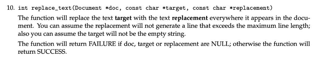  1/3 of the methods I need help implementing. As a starting