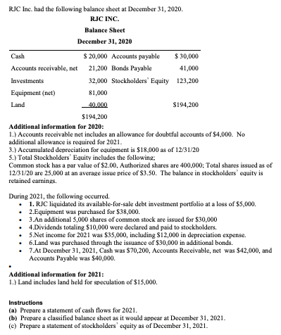 Please include working notes for anything that's not a given amount, Thank