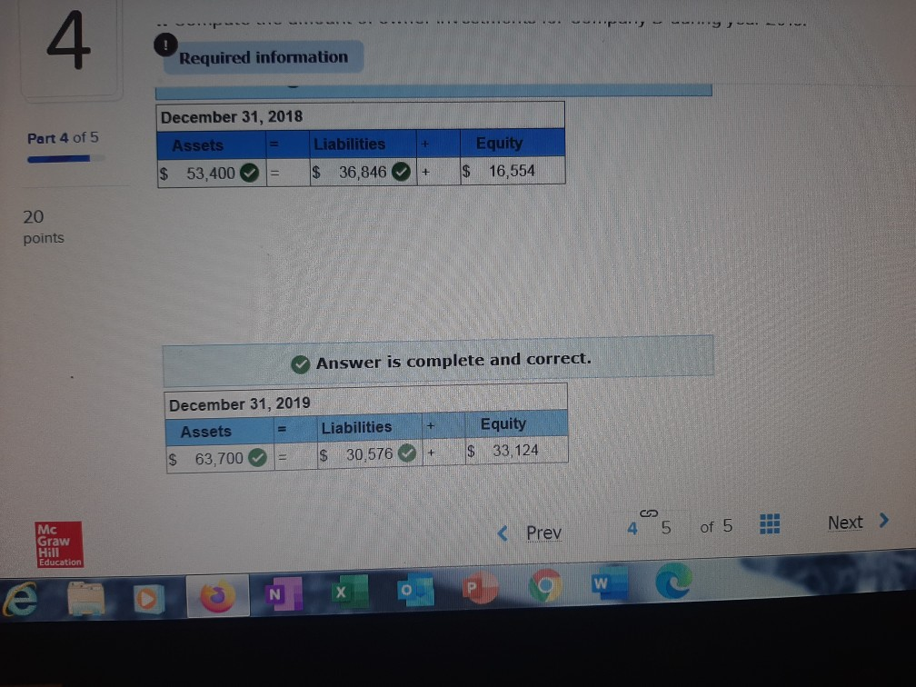 [The following information applies to the questions displayed below.) The following financial
