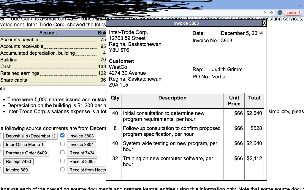 There were 5,000 shares issued and outstanding on November 30, 2014. Depreciation