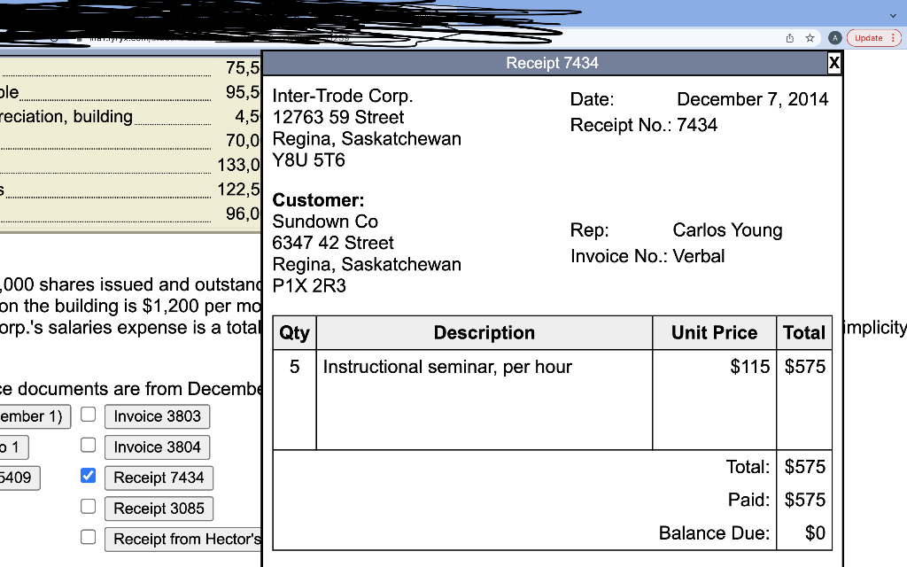 a total of $600 per day for each work day (Monday-Friday) in