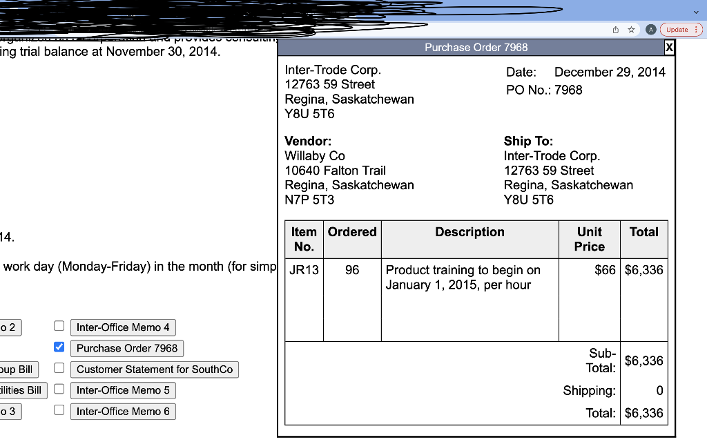 source documents may not require an entry. Also, all bills are record