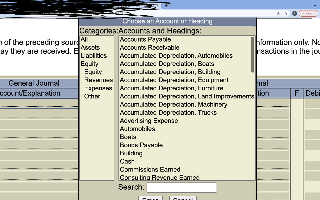 Gj1 F Debit Credit General Journal Account/Explanation Page GJ2 F Debit Credit
