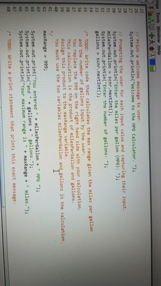 starter - MaxRangeCalculator java * [P] C:\Users\chris(OneDrive Documents\AVA Proj1 Max Range Calculator