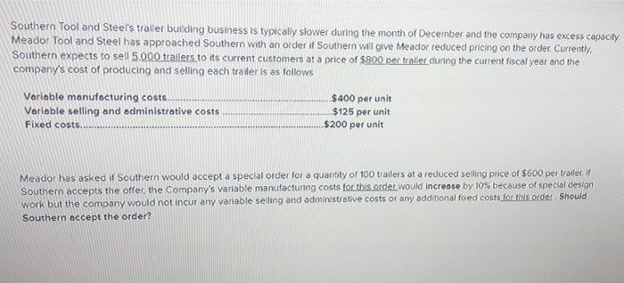 need help with 2 and 4 Southern Tool and Steel's traller building
