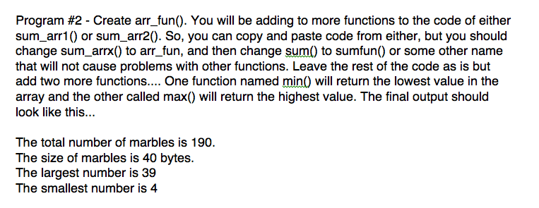 runs correctly. Also, please send me a screenshot of your program that