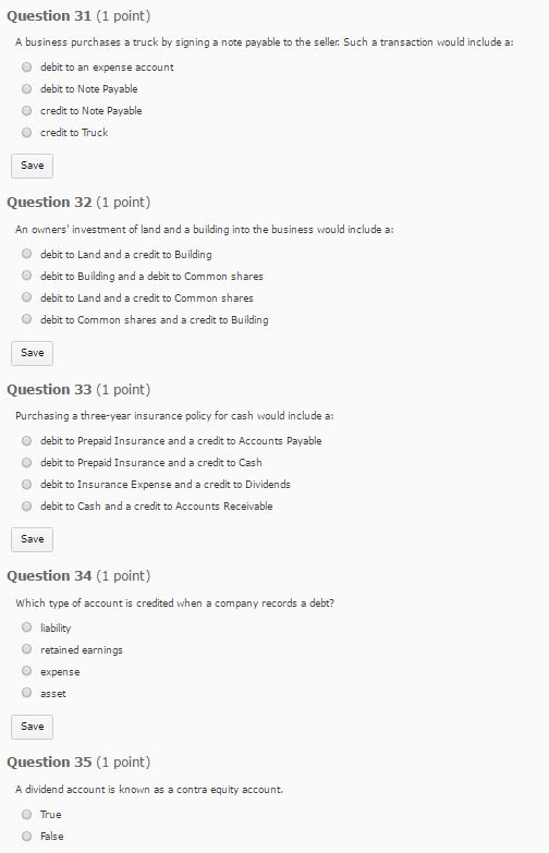  Need help with basic financial system class. Question 31 (1 point)