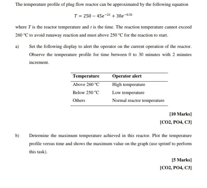 Matlab 2015a programming. I need coding and output. A, b The