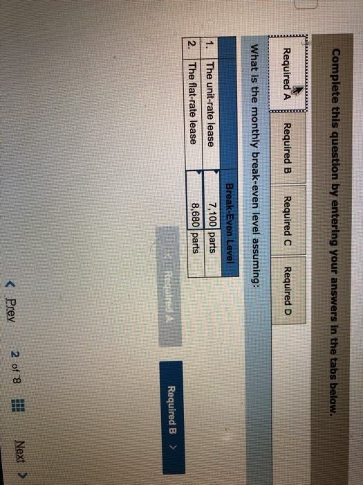 can only be leased. The leasing company offers two contracts. The first