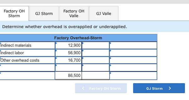 my work 4 Exercise 19-14 Adjusting factory overhead LO P4 Storm Concert