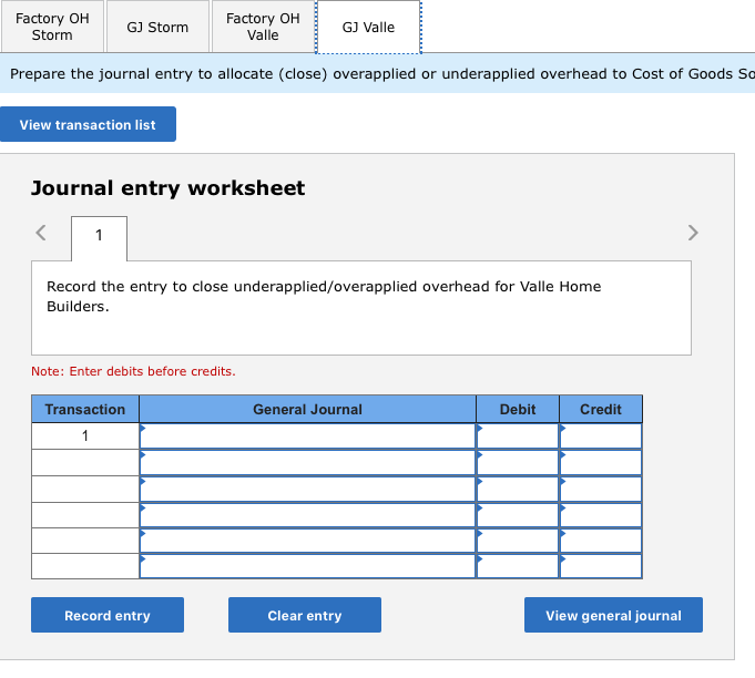 Overhead applied 01:42:03 eBook Storm Concert Promotions Hint Determine whether overhead is