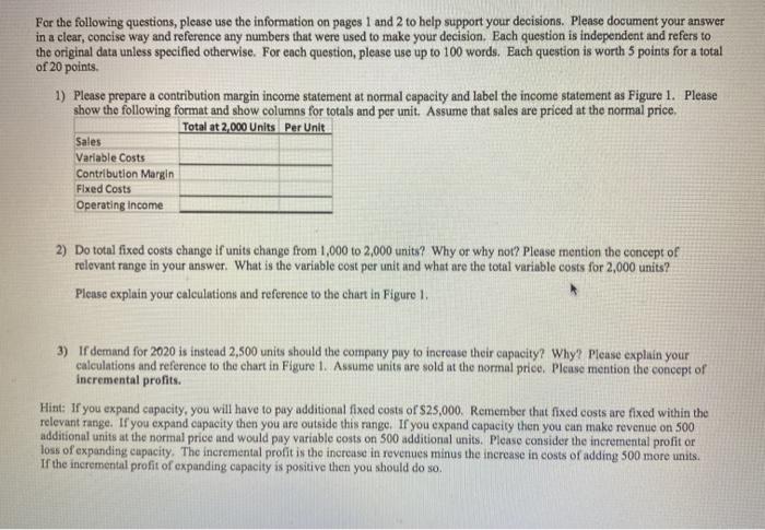 data to support their decisions. Students must document their rationale for making