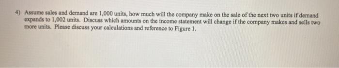 each decision by referencing the appropriate facts and figures involved in this