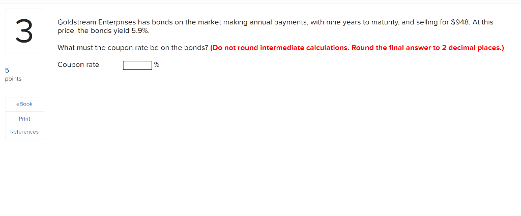 show working pls 3 5 points eBook Print References Goldstream Enterprises