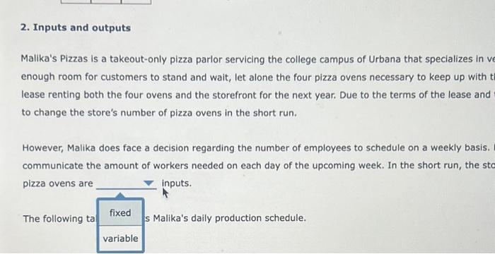 Hint: Be sure to plot the first point at (0,0). Malika's Pizzas