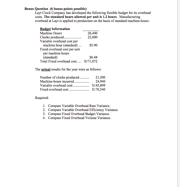 grade illegible answers. (30 points possible) 1. (8 points) Pie Guys Pizzeria