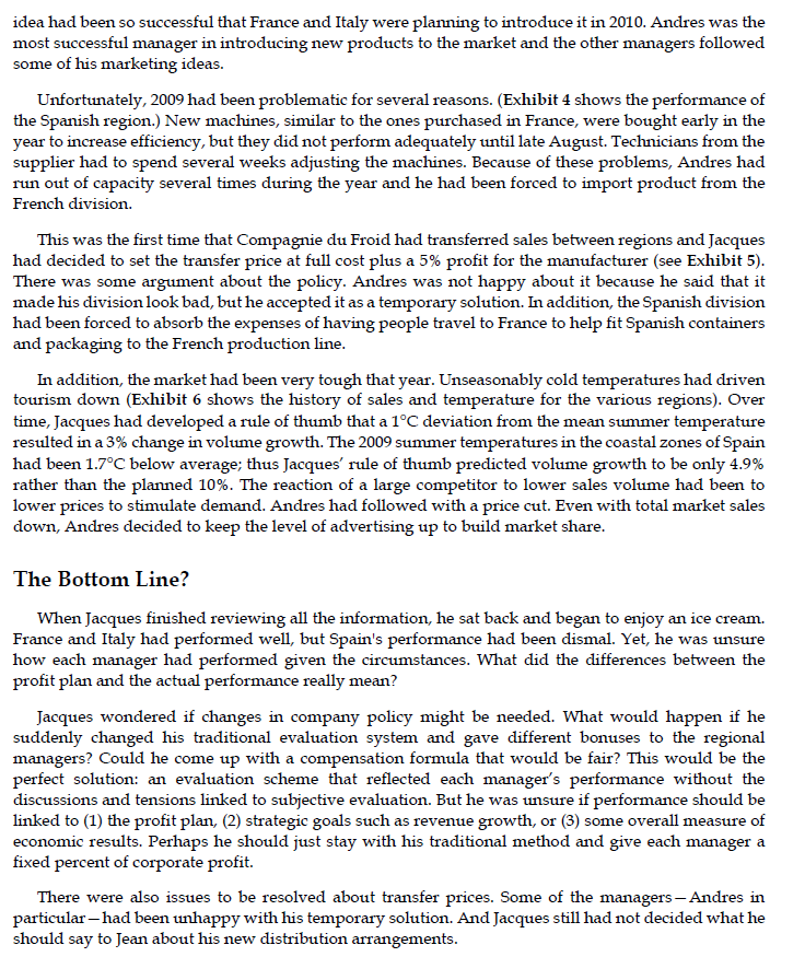 the French region and the Italian region (we will look at Spain