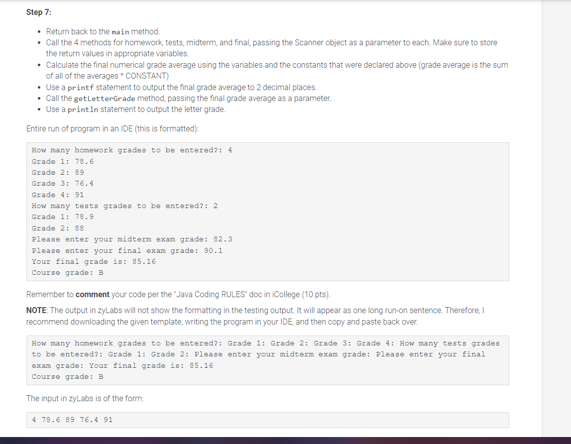 note: This Lab will be more challenging than Programming Lab 1. We